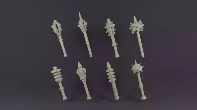 Mace Pack For Miniatures