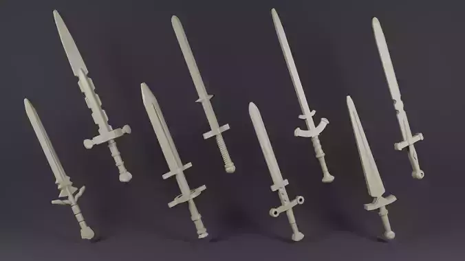 Great Sword Pack For Miniatures