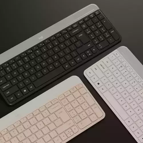 Mouse-Keyboard Combo 3D model
