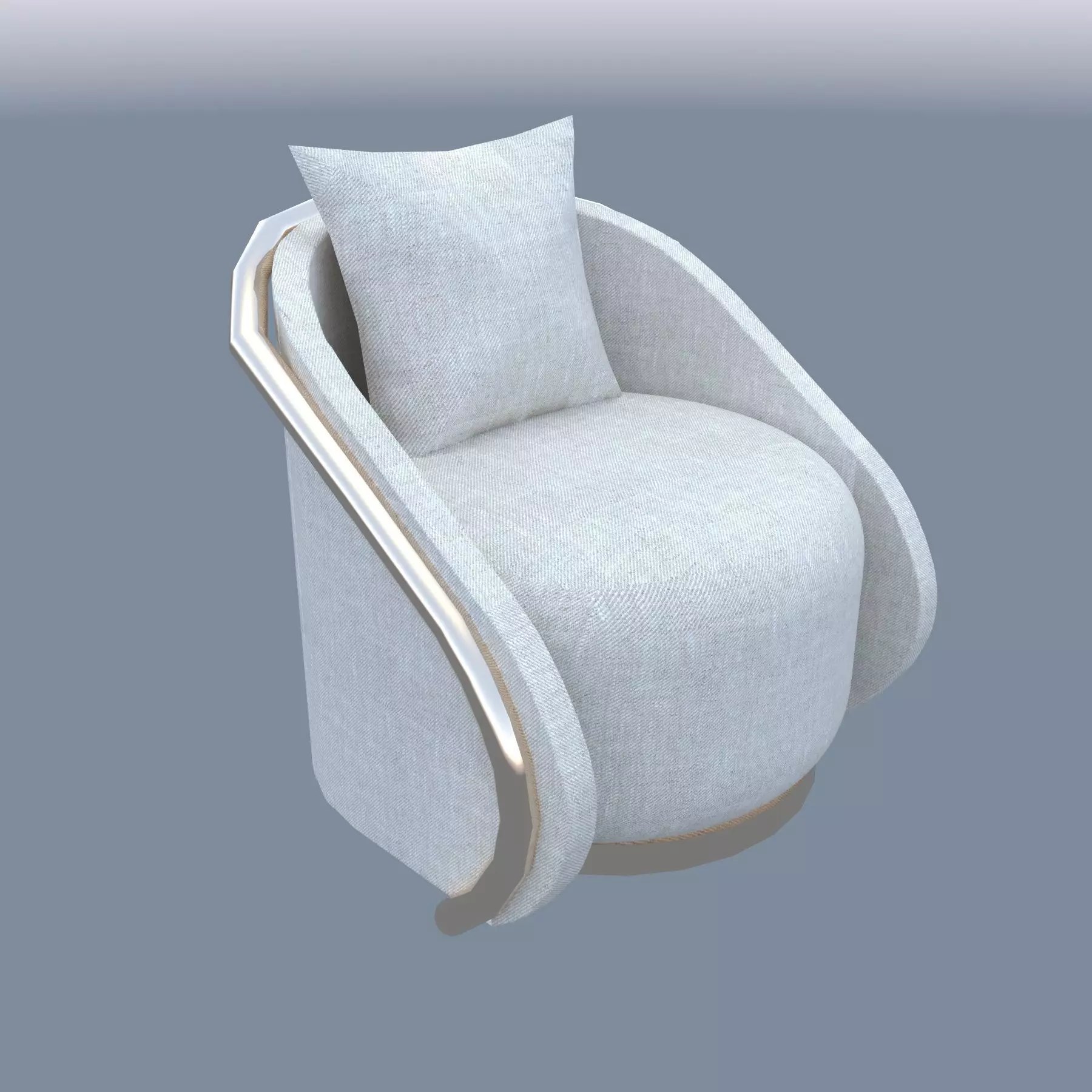 Armchair 3D model_0