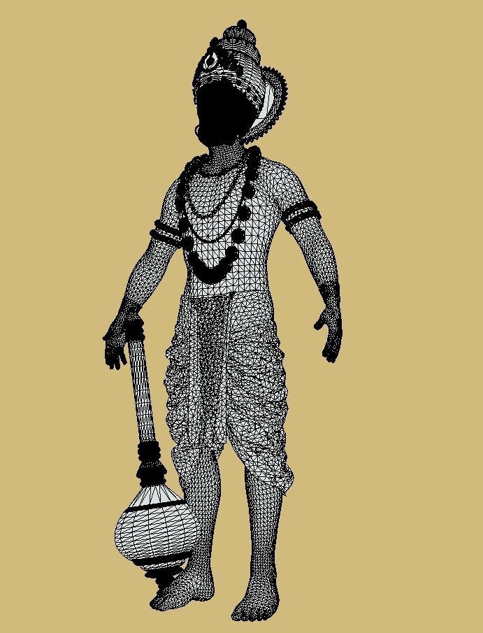 Hanuman 3D 3D model_2