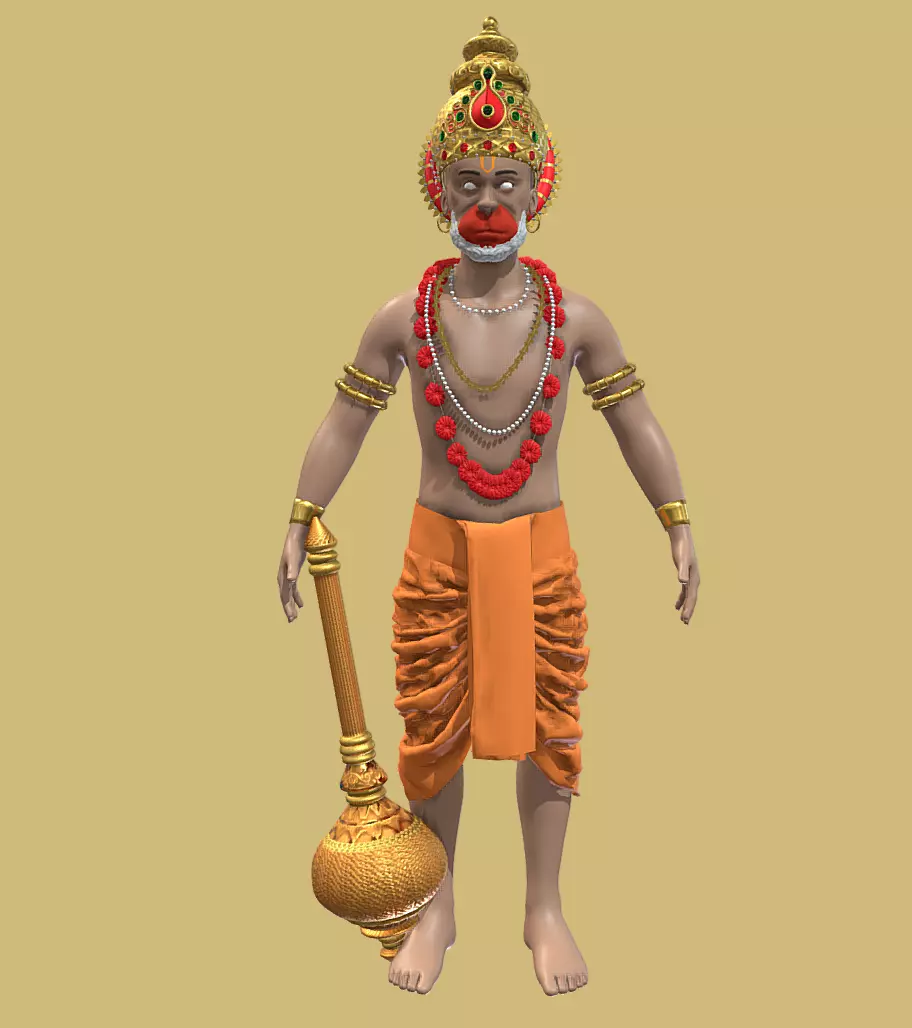 Hanuman 3D 3D model_0