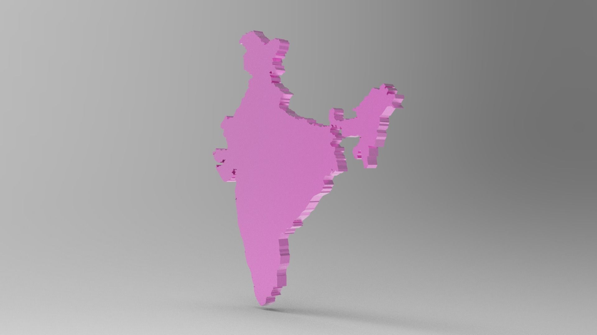 3D INDIAN MAP 3D model_6