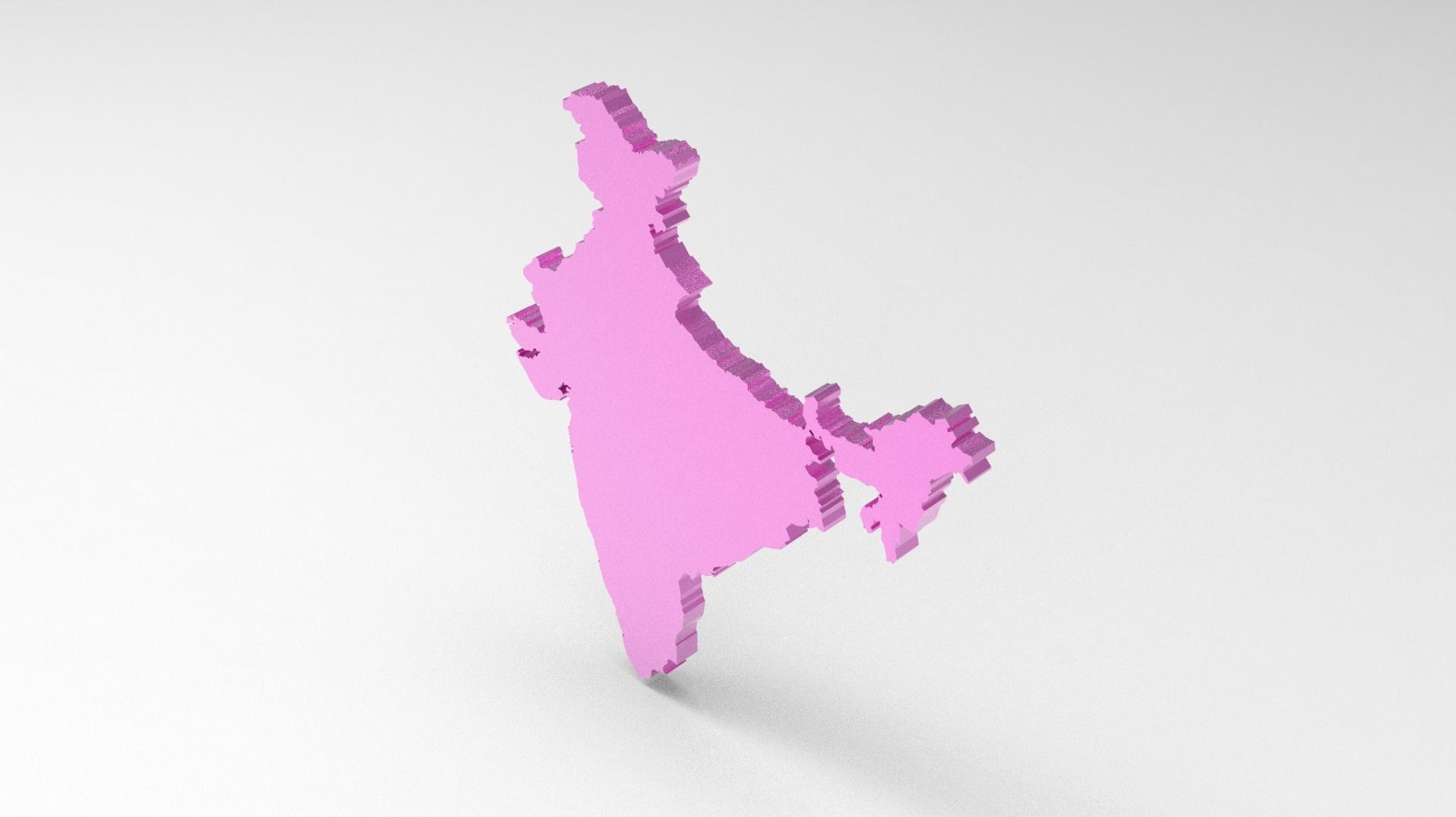 3D INDIAN MAP 3D model_1