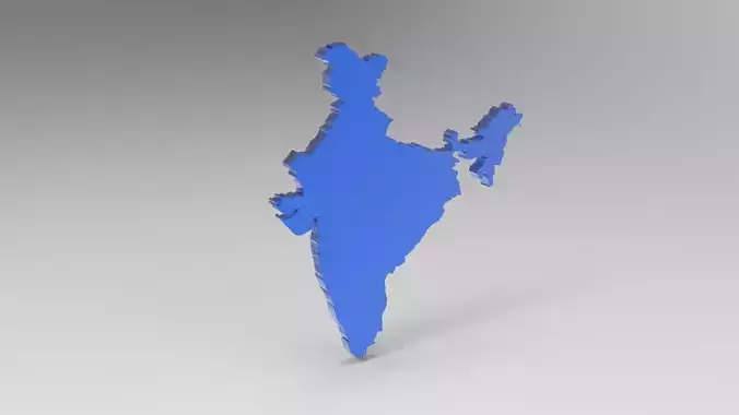 3D INDIAN MAP