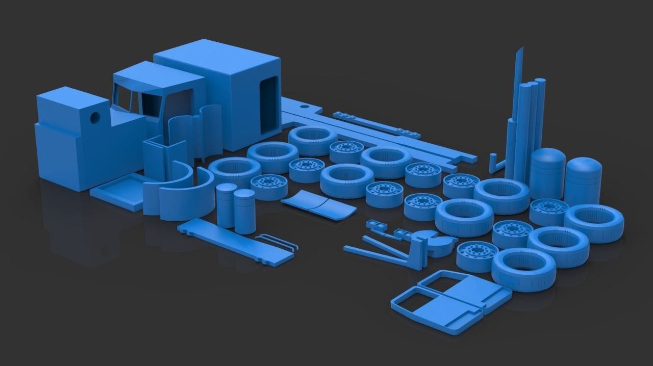 truck 3D print model_2