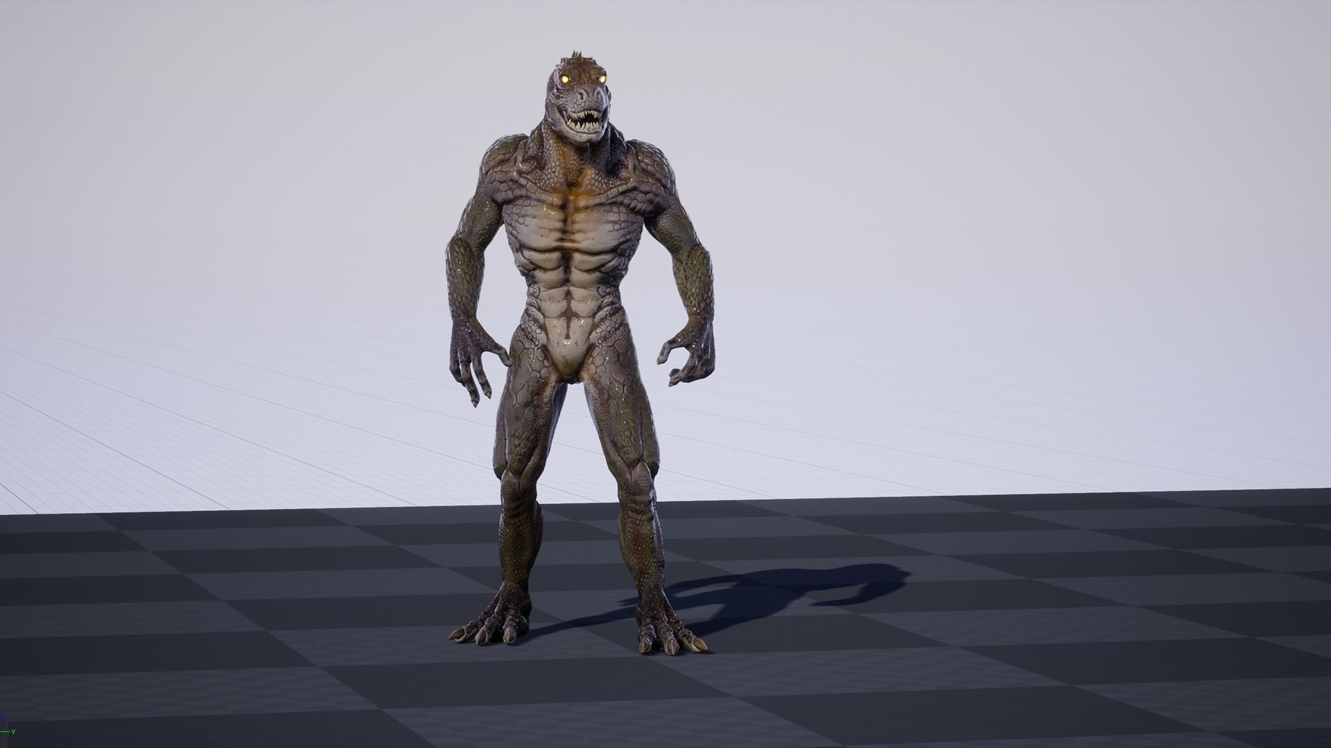 Lizard 2 Low-poly 3D model_27