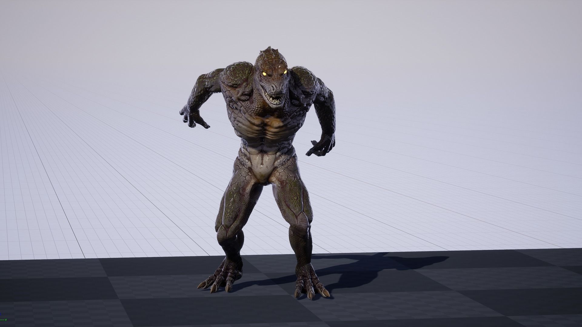 Lizard 2 Low-poly 3D model_28