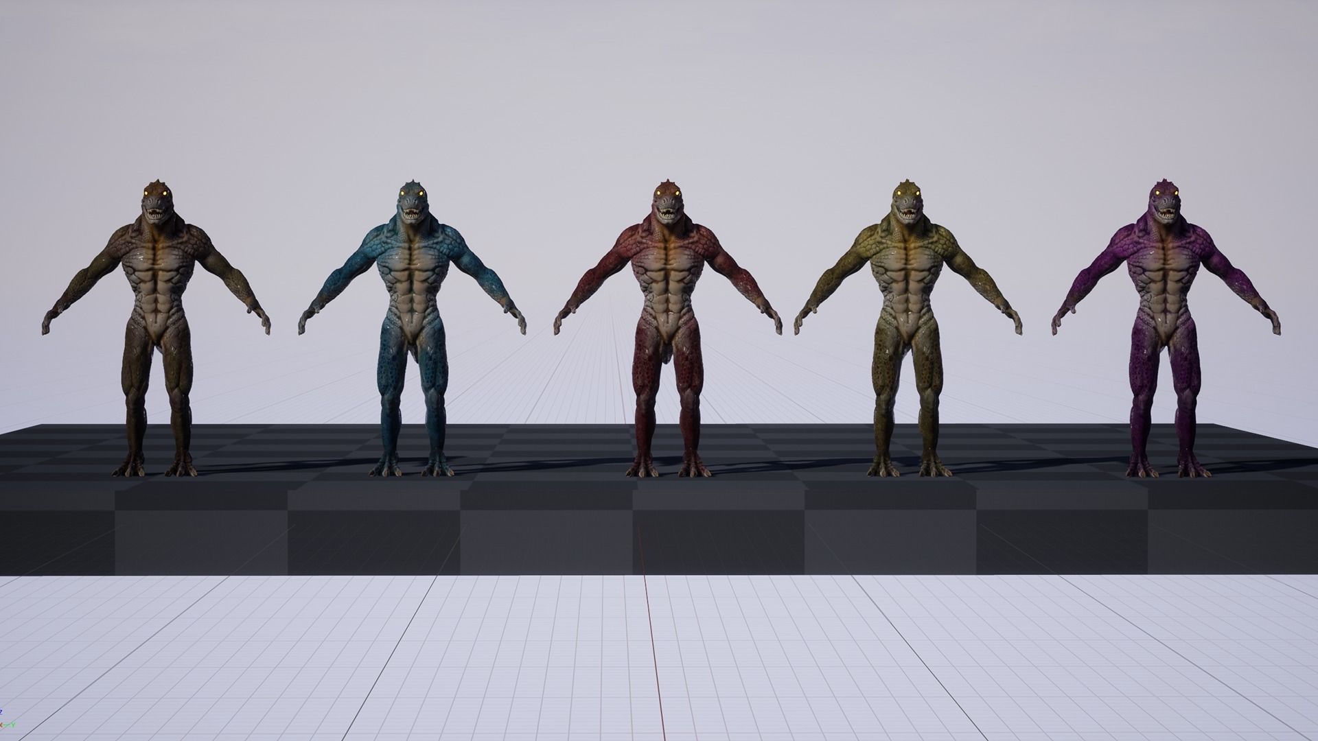 Lizard 2 Low-poly 3D model_30