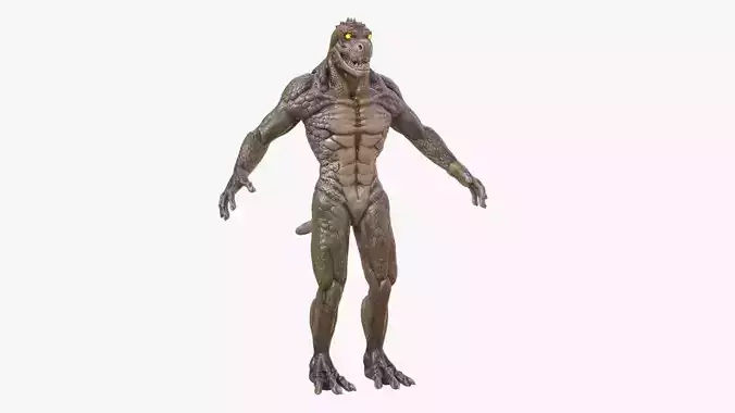 Lizard 2 Low-poly 3D model