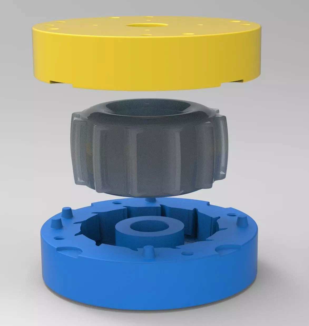 Mold for diecast dirt dragster rear tire 3 Scale 1 to 10 3D print model_0