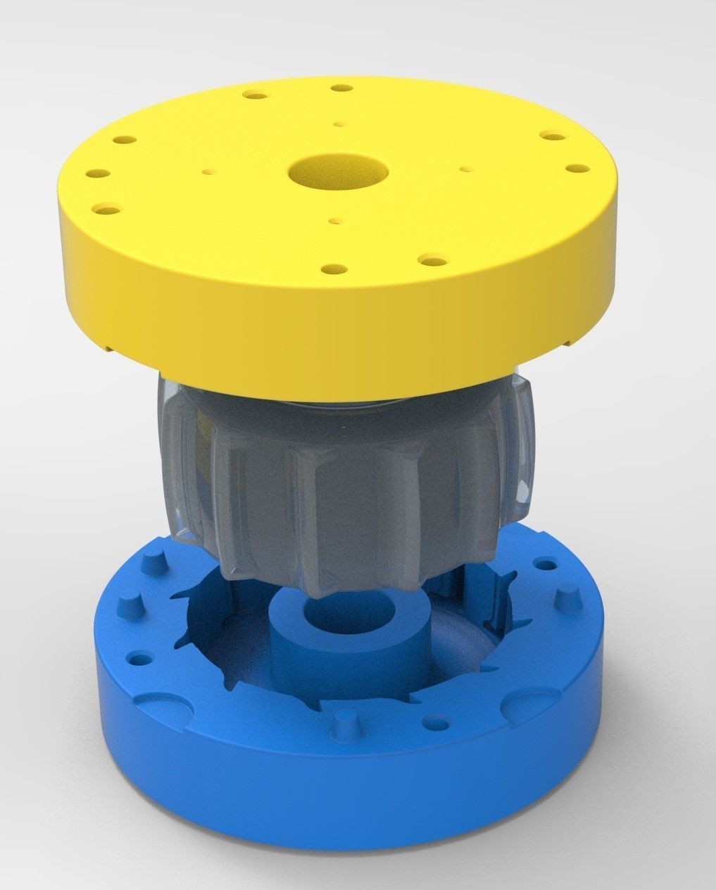 Mold for diecast dirt dragster rear tire 3 Scale 1 to 10 3D print model_1