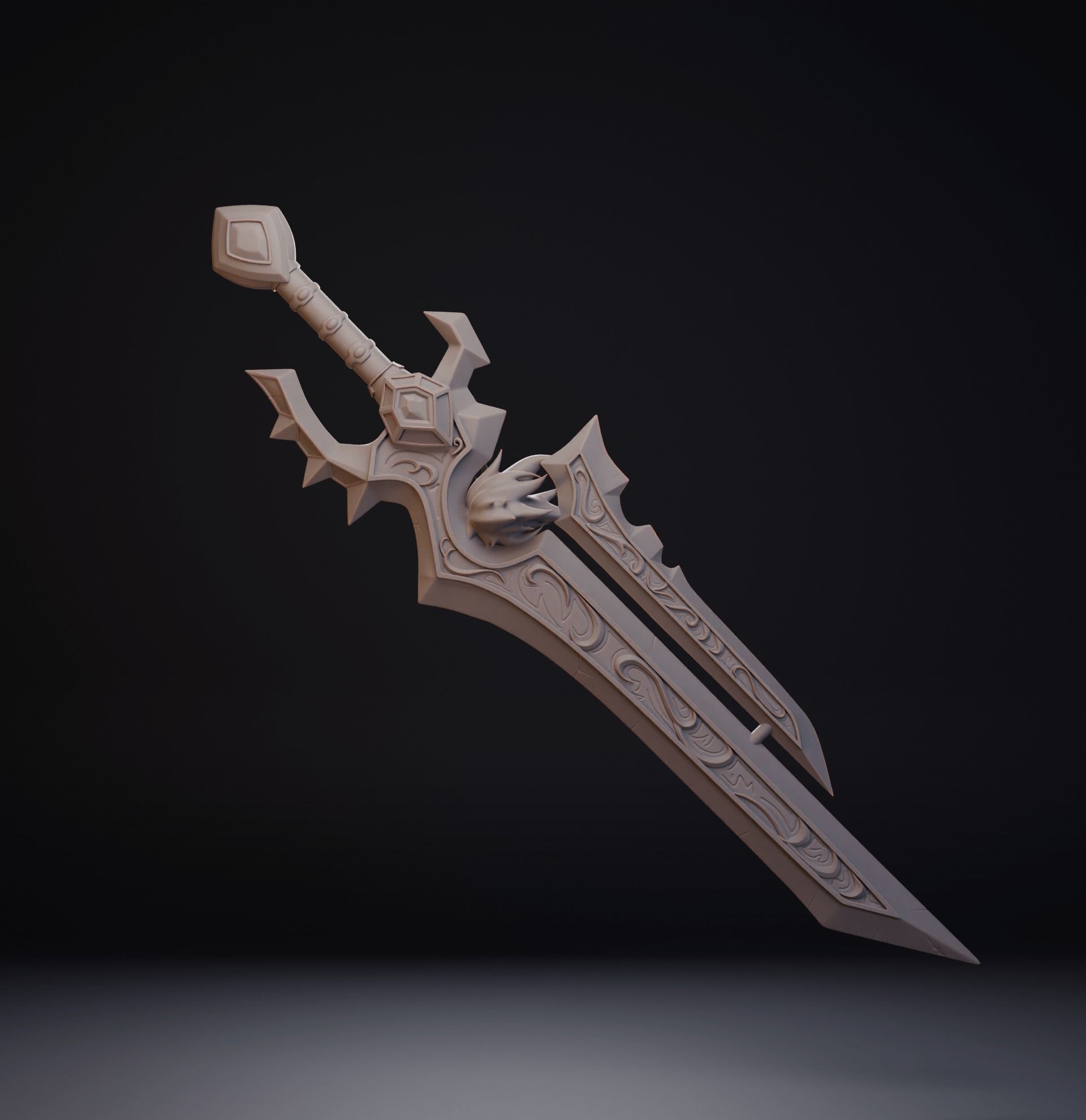 Shalamayne - Varian Sword - World of Warcraft 3D print model_1