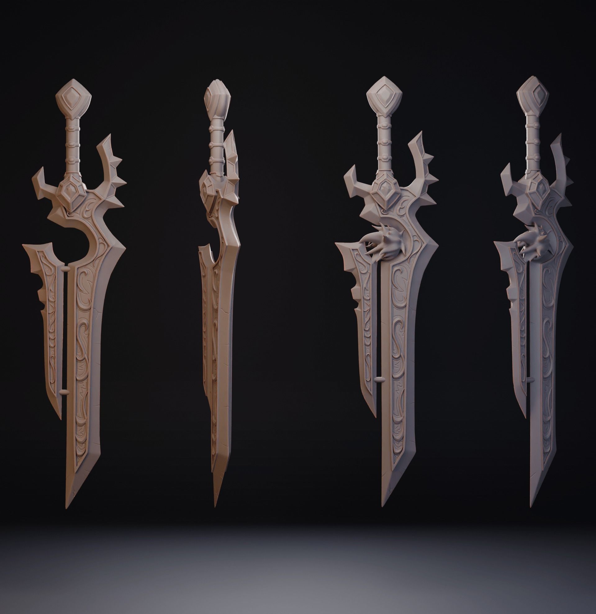 Shalamayne - Varian Sword - World of Warcraft 3D print model_2