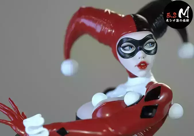 Harley Quinn CHARACTER BY ESM 3D print model