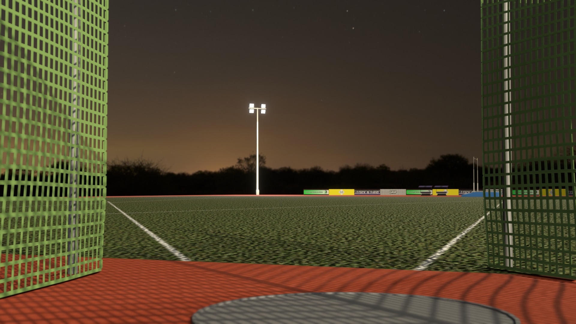 Track and Field Low-poly 3D model_5