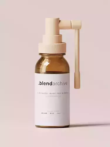 Cosmetic Spray Bottle 3D Model