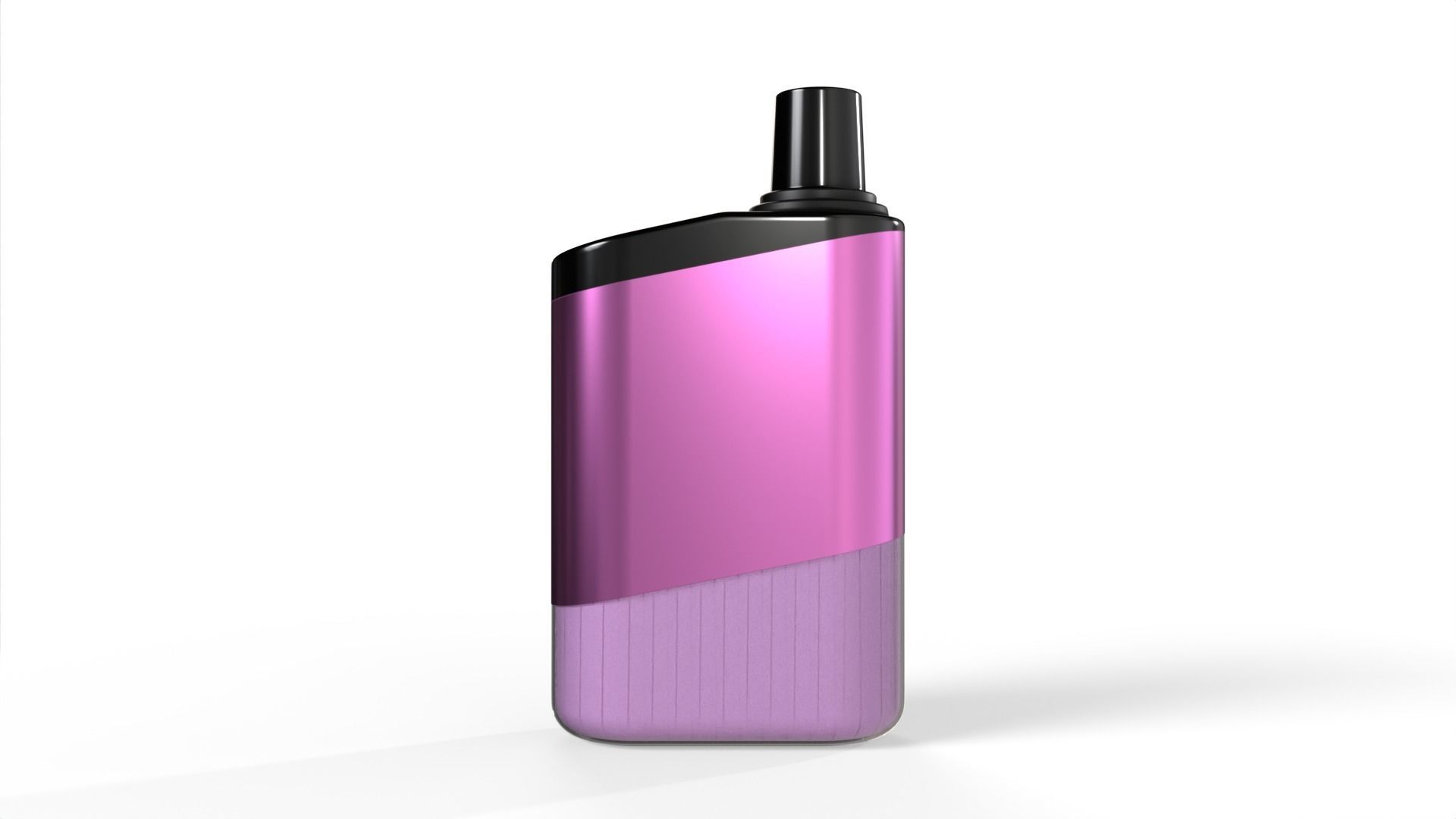 HQD Boom Apple Peach Low-poly 3D model_3