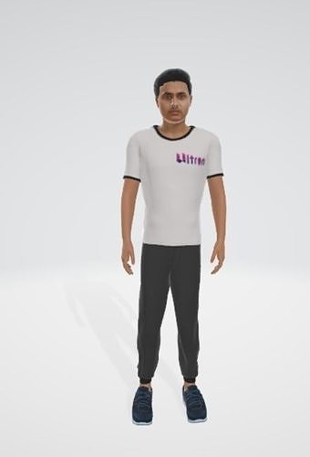 Indian Npc Character  Low-poly 3D model