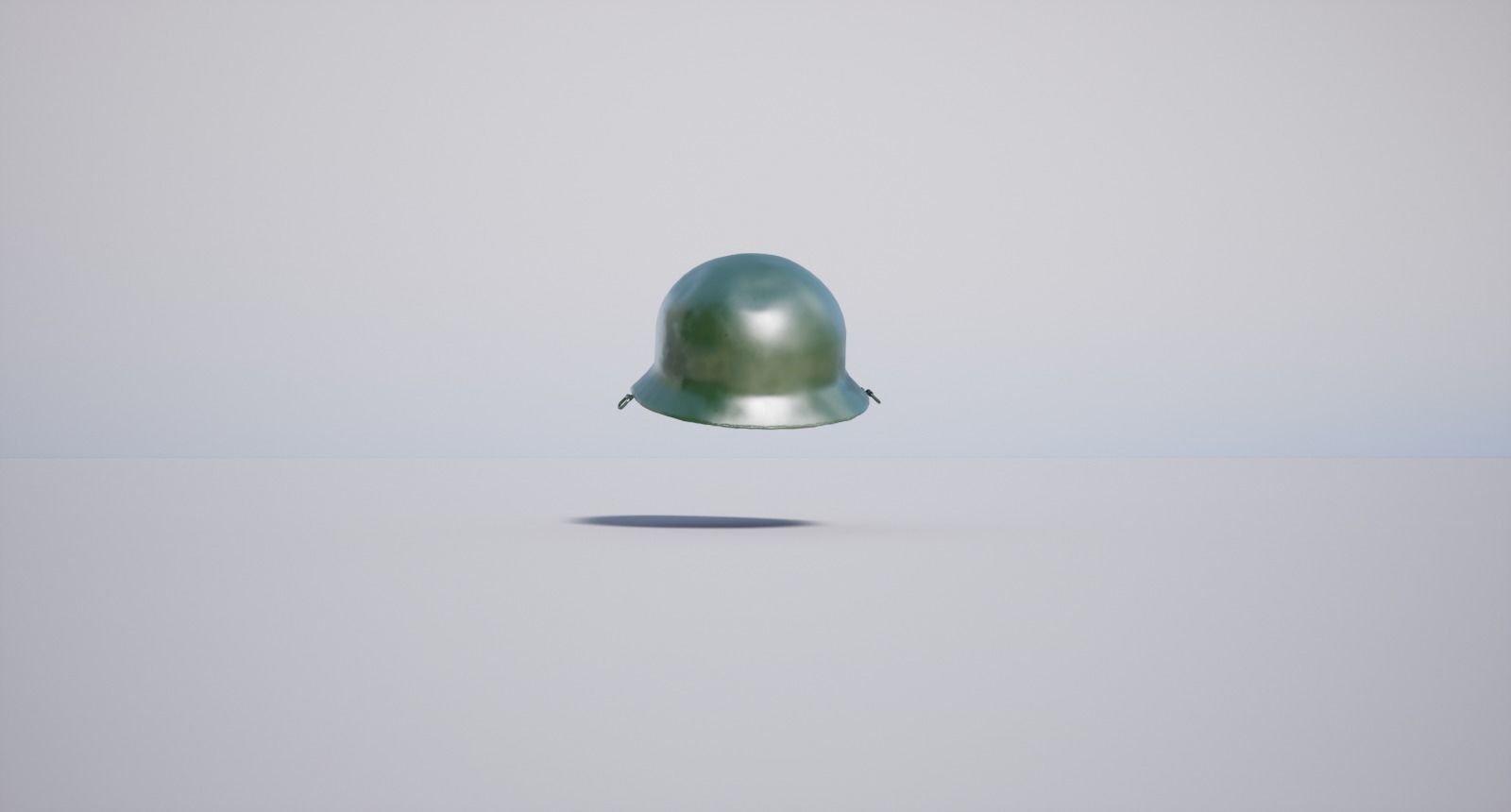 Military Helmet Low-poly 3D model_3