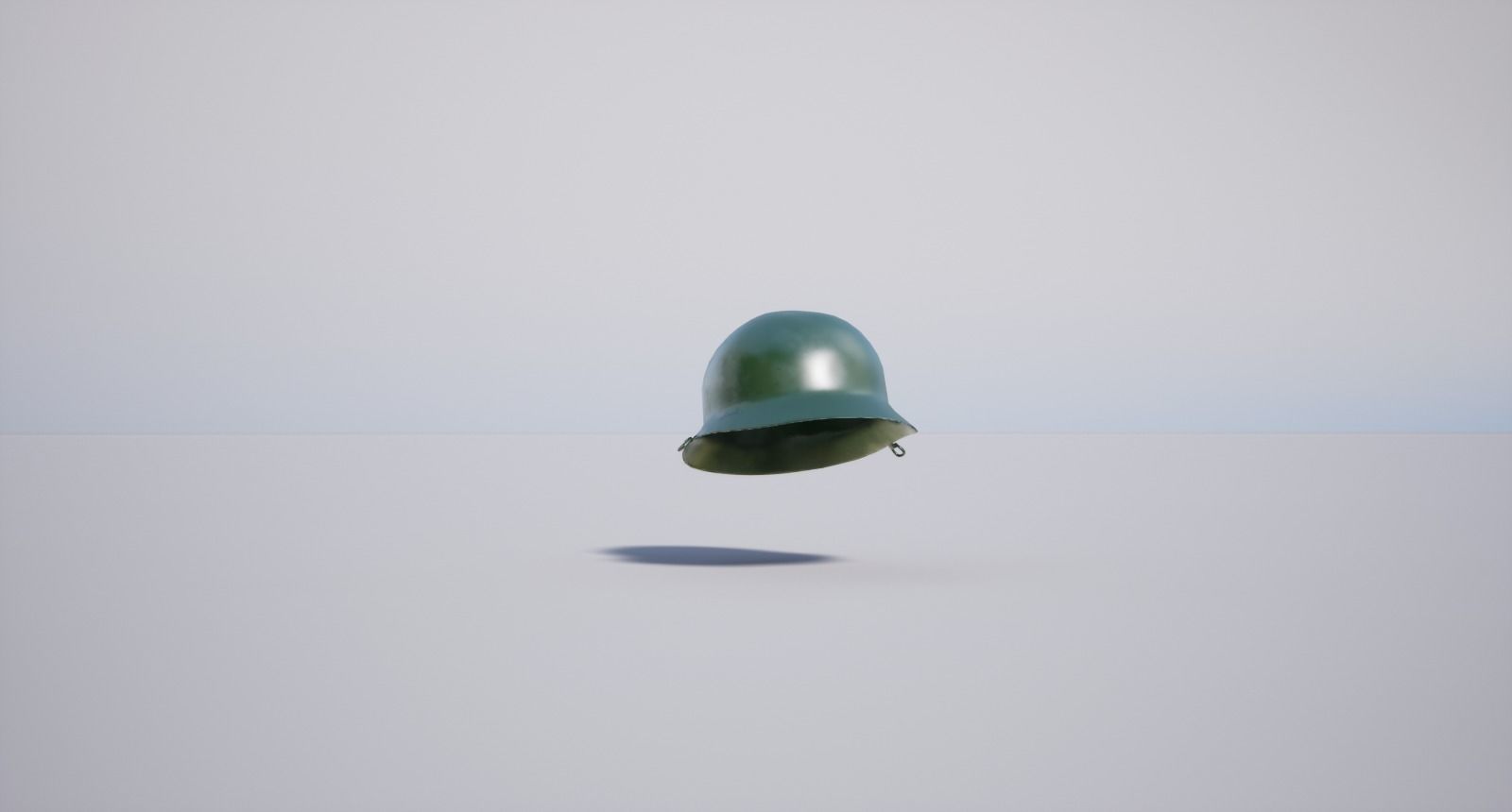 Military Helmet Low-poly 3D model_2