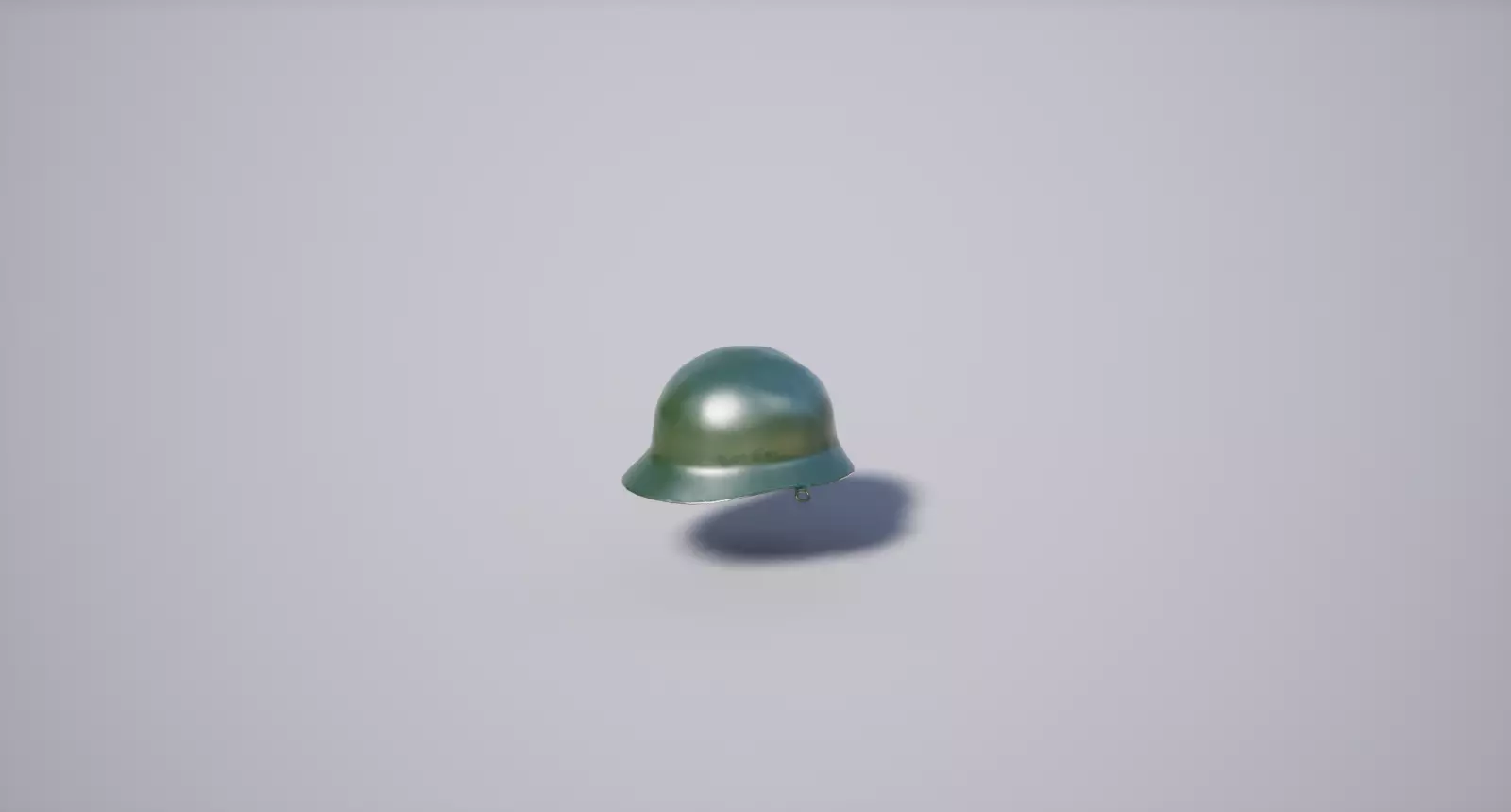 Military Helmet Low-poly 3D model_0