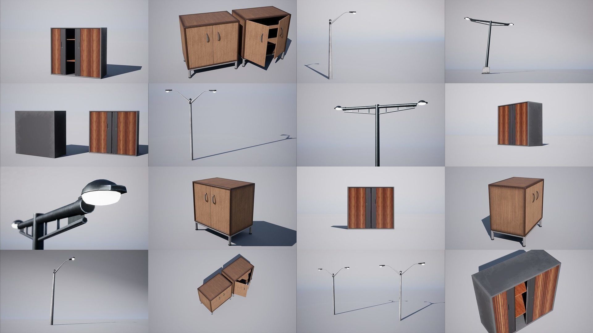 High School asset bundle 3D Model Collection_4