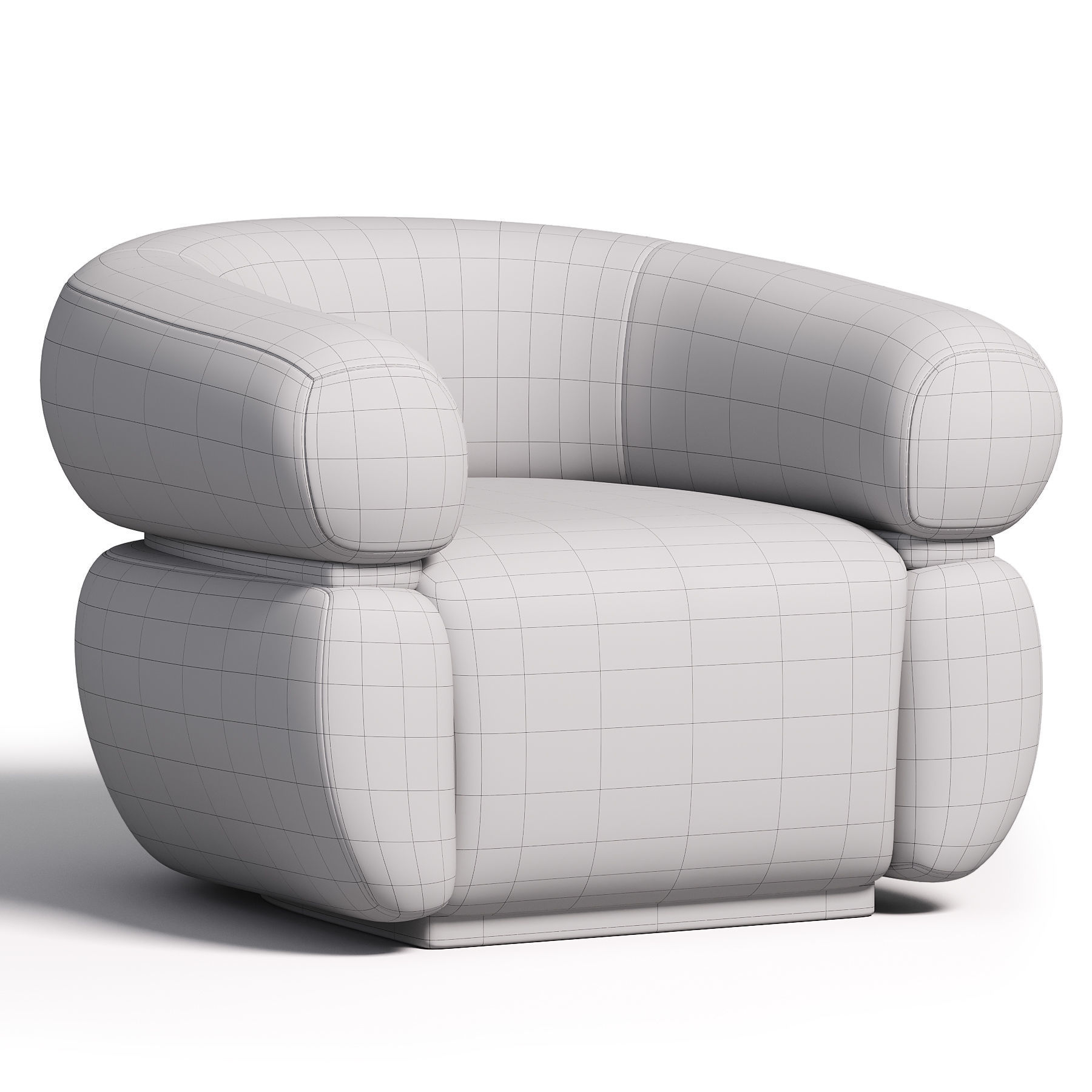 DALISA Armchair 3D model_3