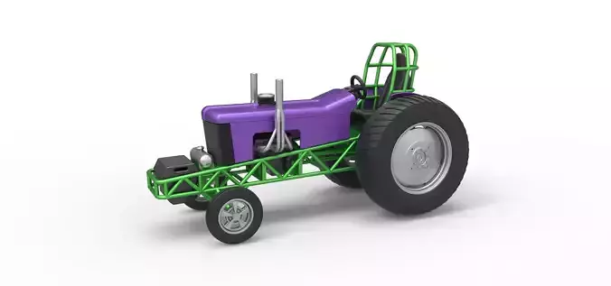 Small block Pulling tractor Scale 1 to 25