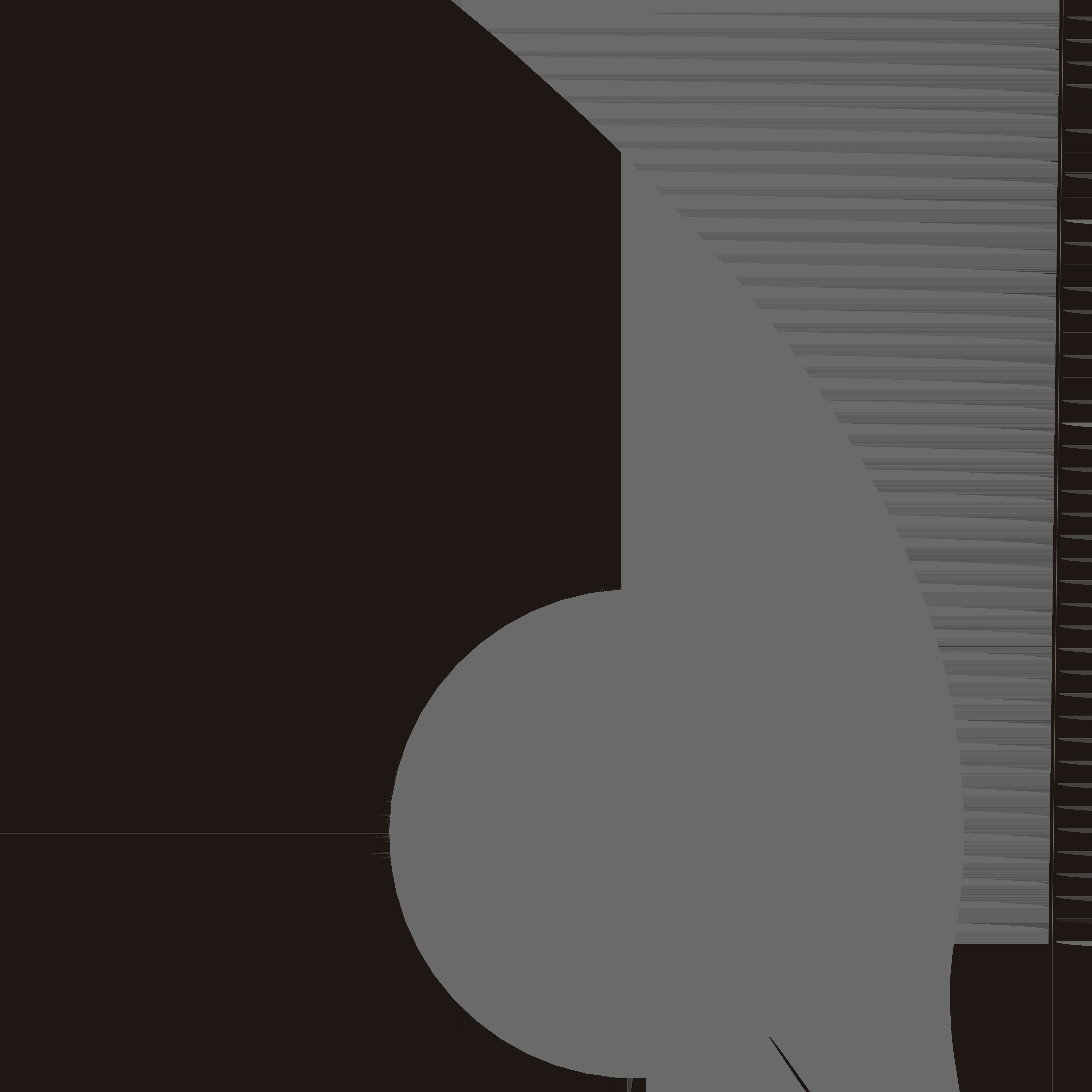 Spiral Glass Side Table Low-poly 3D model_7