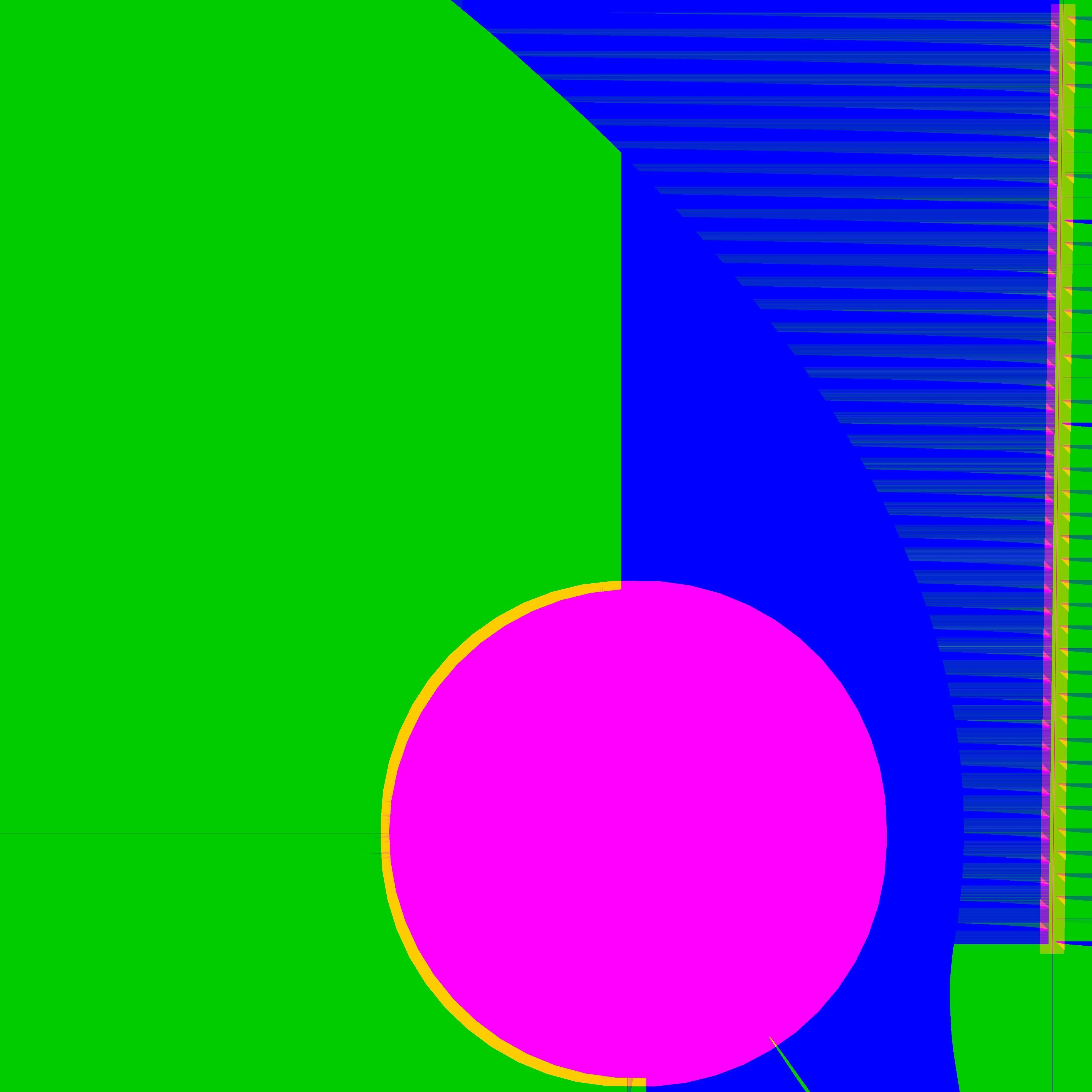 Spiral Glass Side Table Low-poly 3D model_9