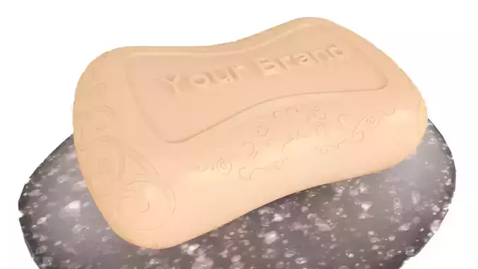 Luxury Soap Bar-Decorative Branding-Ready 3D Model