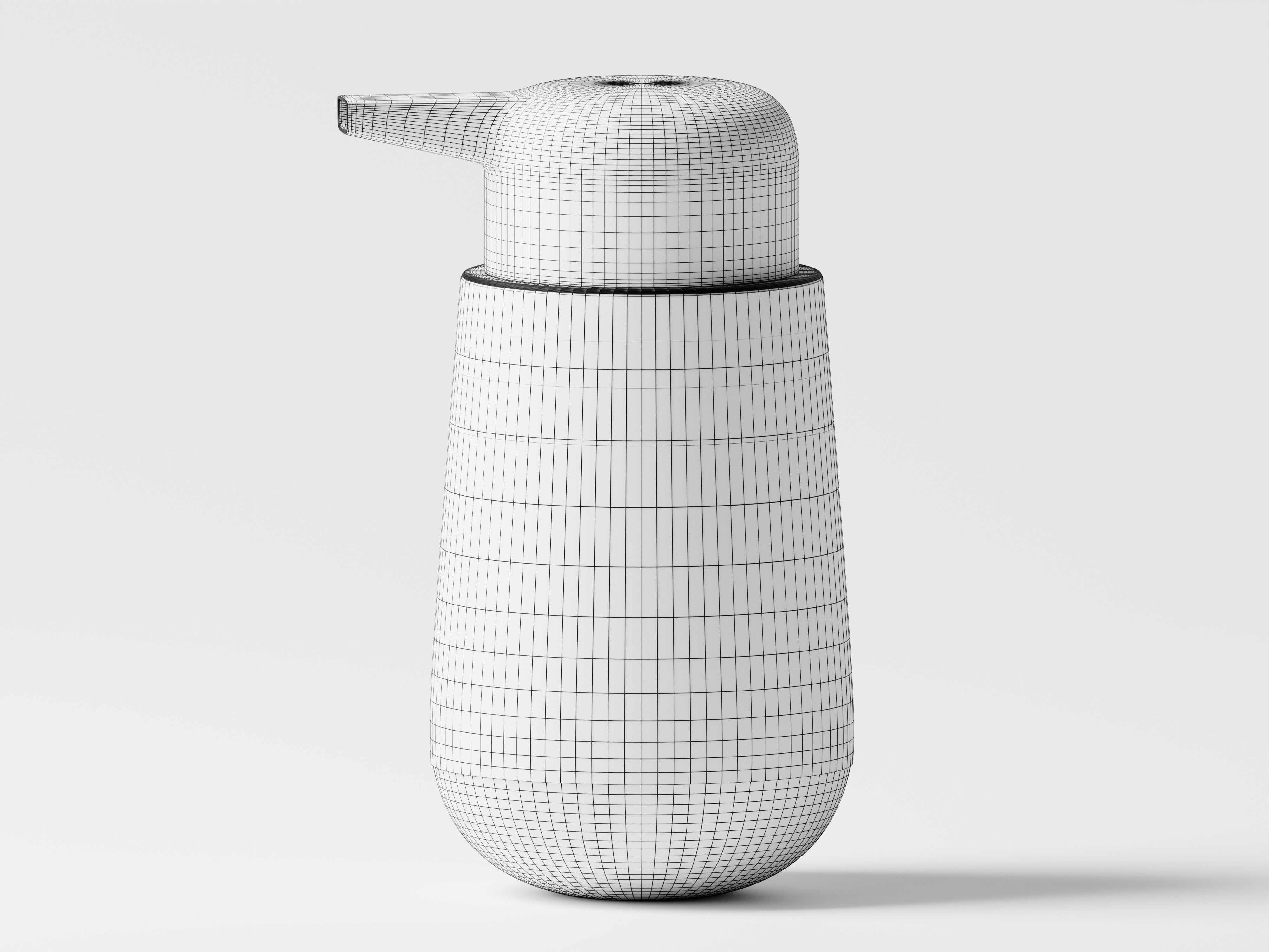 Cosmetic Pump Bottle 3D Model Low-poly 3D model_2