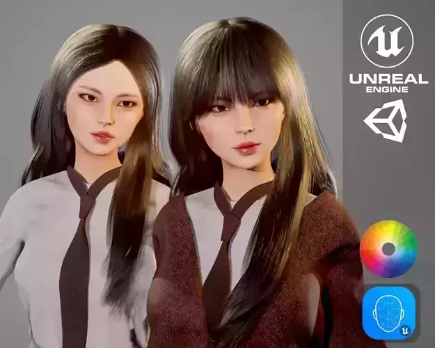 School Girl - SRF Series Female Modular Character