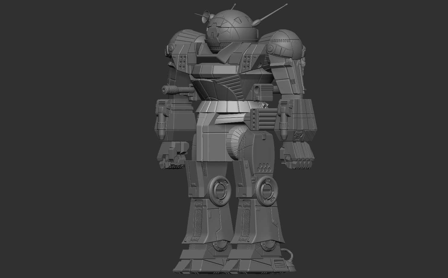 Atlas Battletech 2024 3D print model_1
