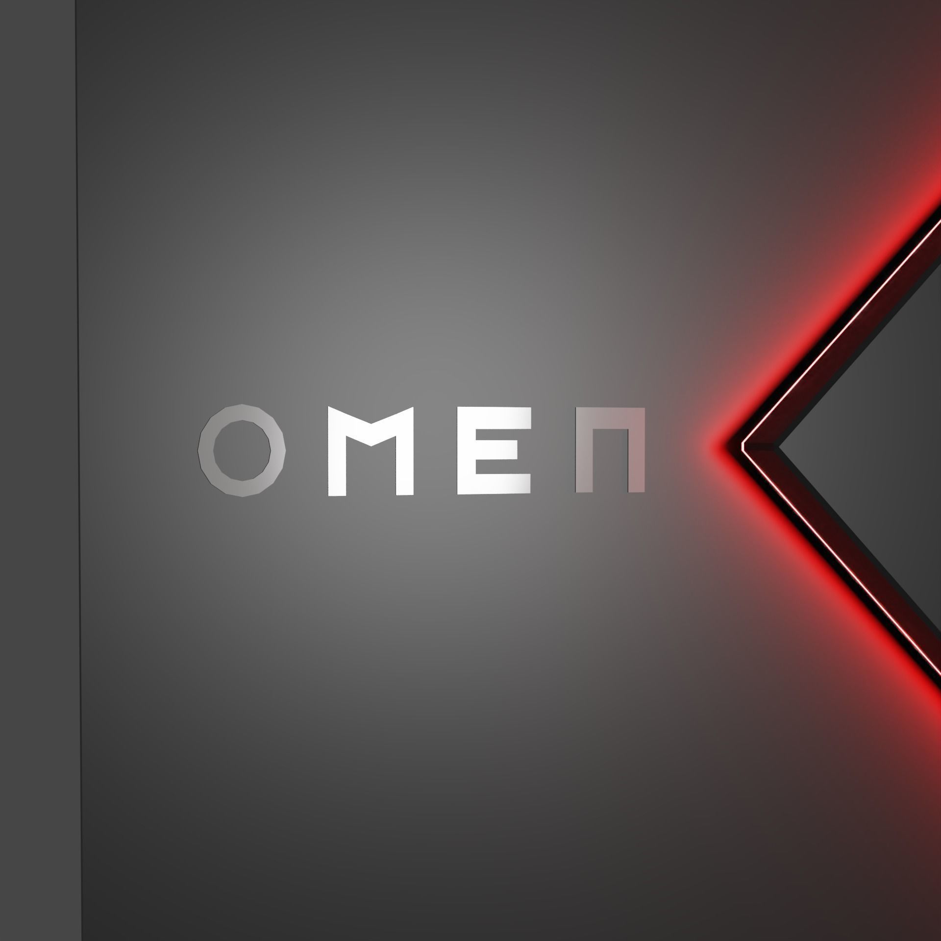 OMEN 27i monitor  3D model_2