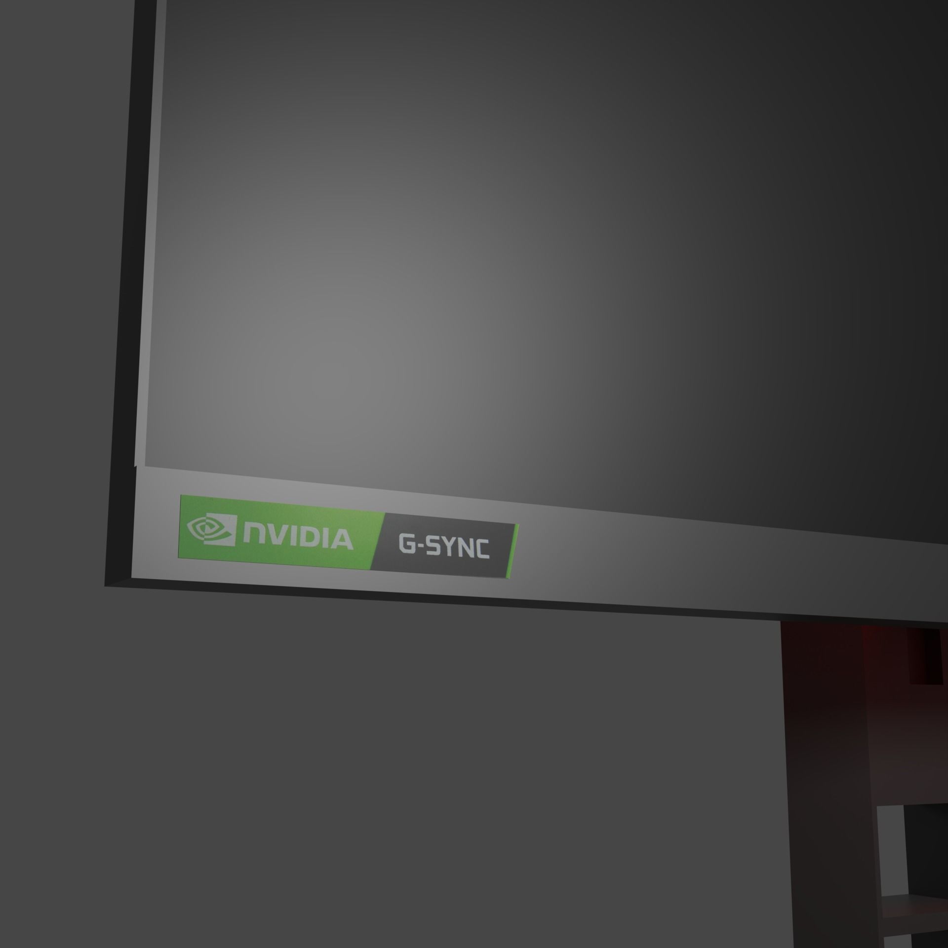 OMEN 27i monitor  3D model_3
