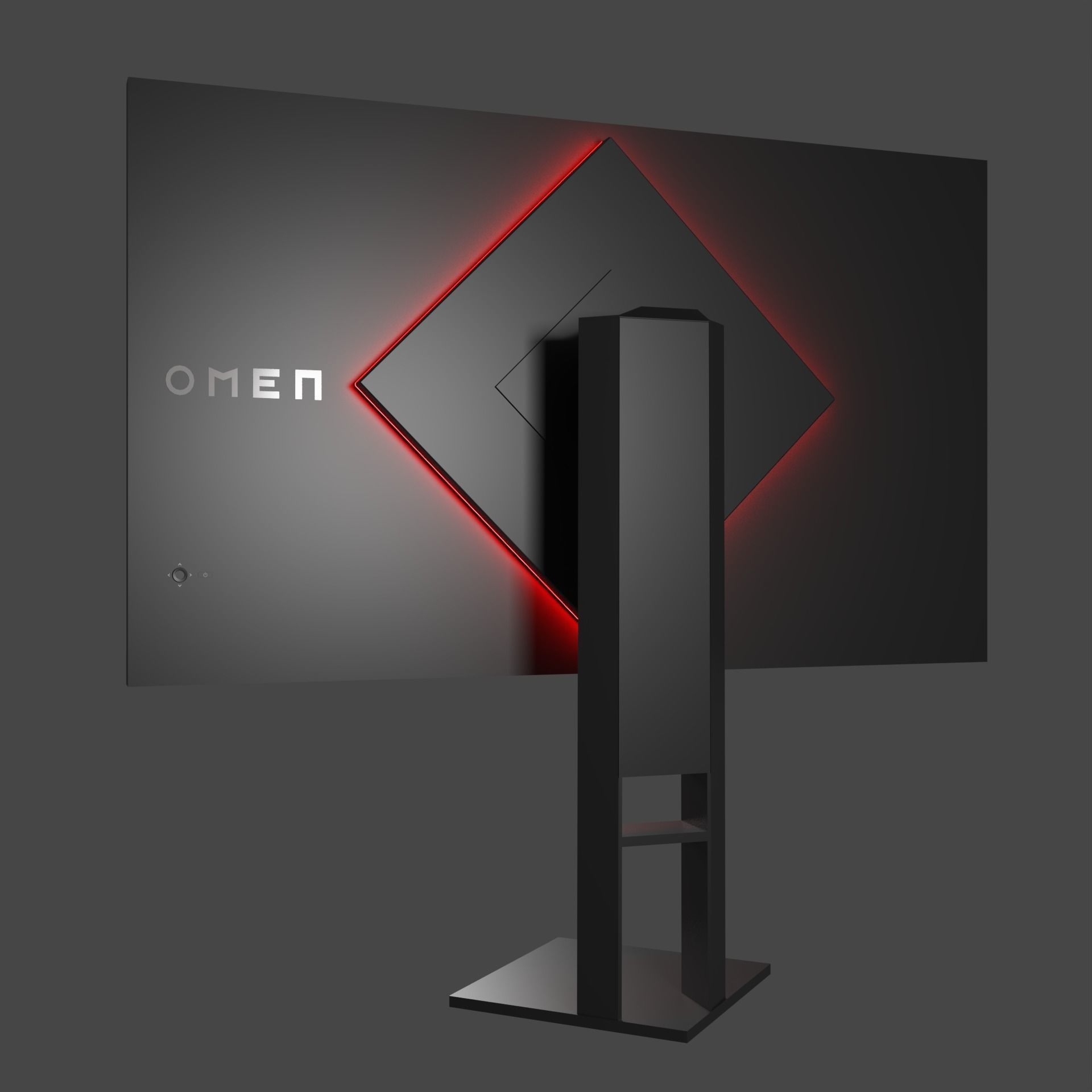 OMEN 27i monitor  3D model_6