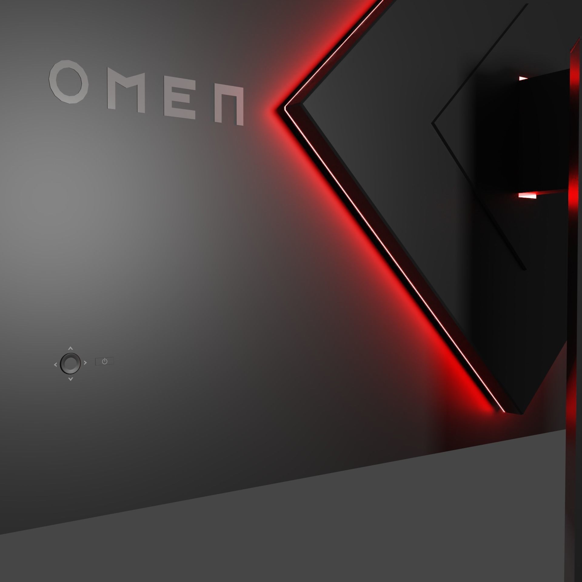 OMEN 27i monitor  3D model_5
