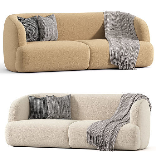 Sofa Vienso Cozy Beige 3D model