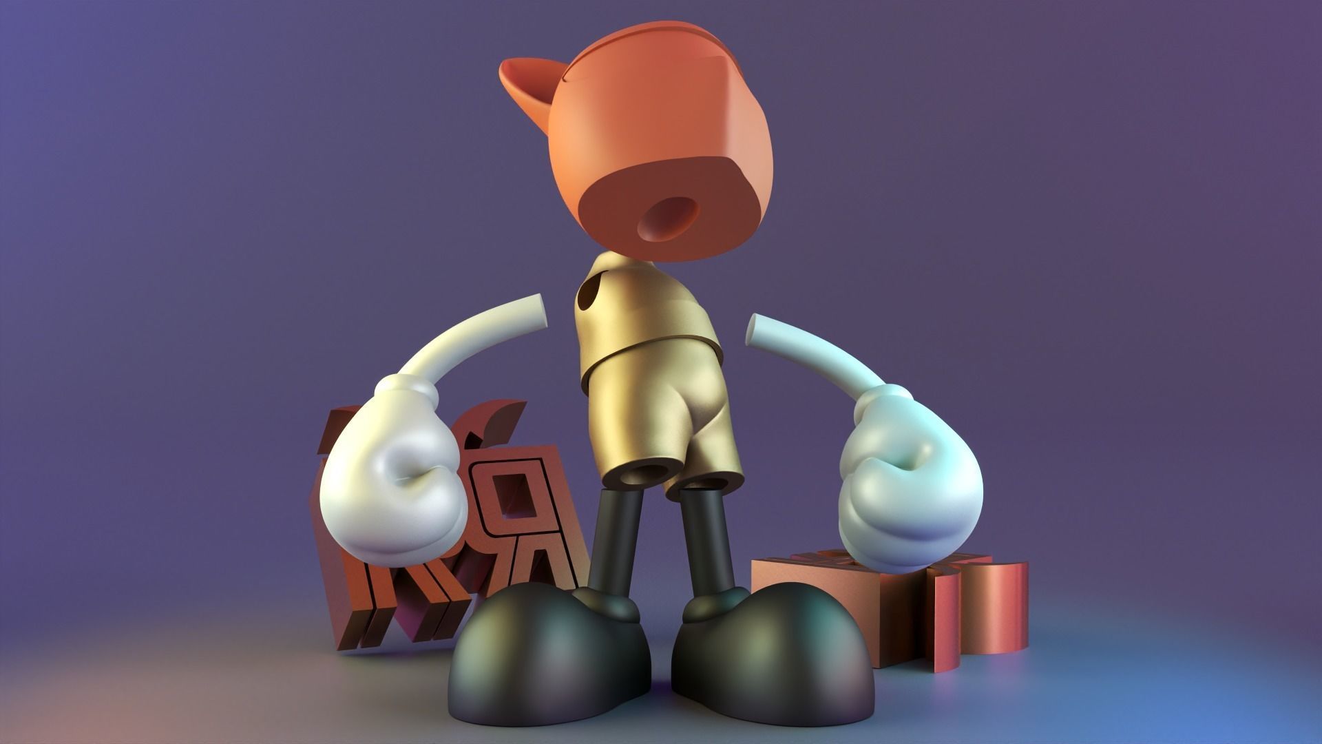 Best Galactic Guardian Statue 3D print model_3