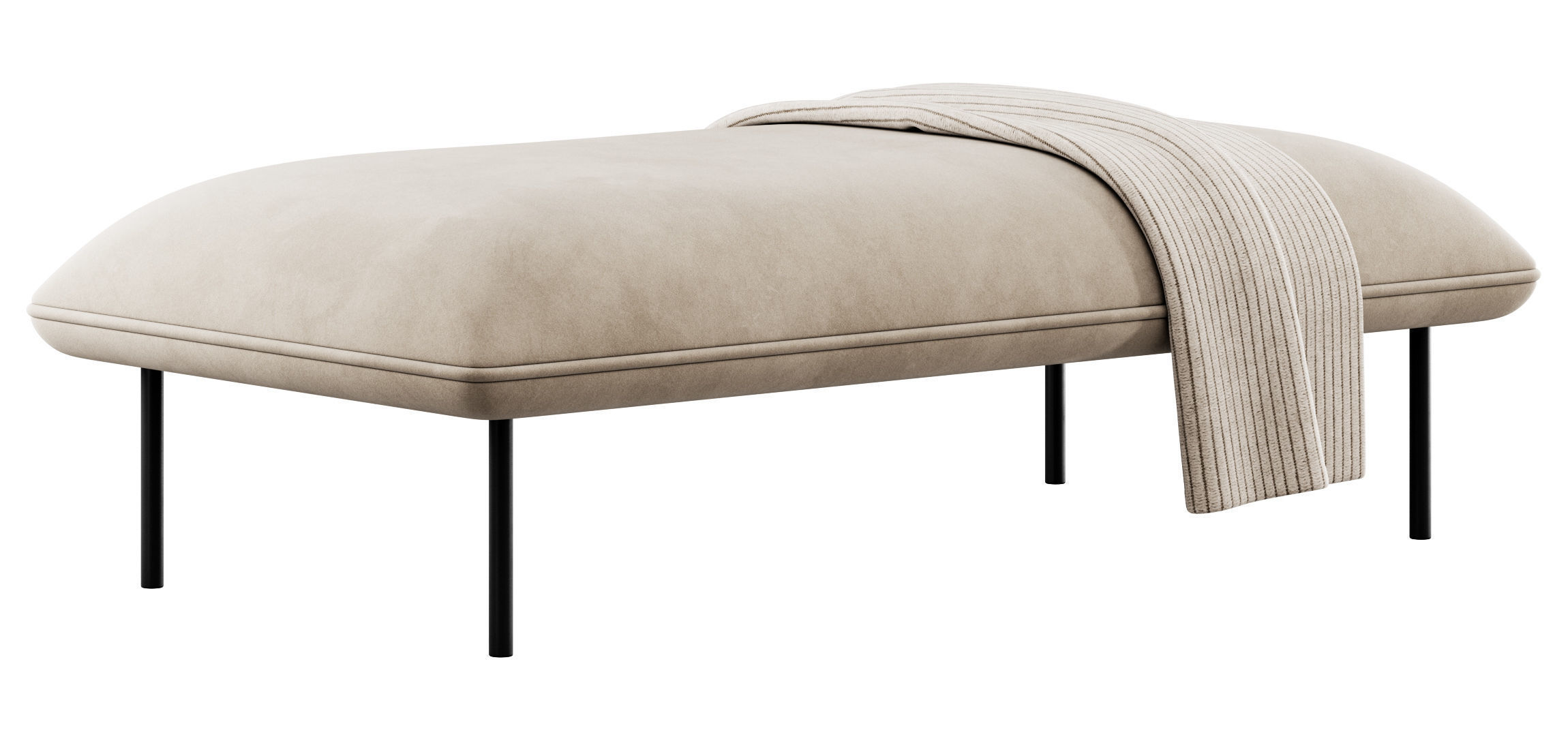 Nakki Long Otoman by Woud 3D model_15