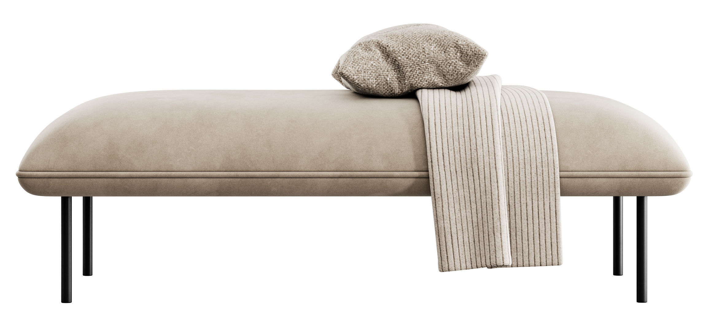 Nakki Long Otoman by Woud 3D model_14