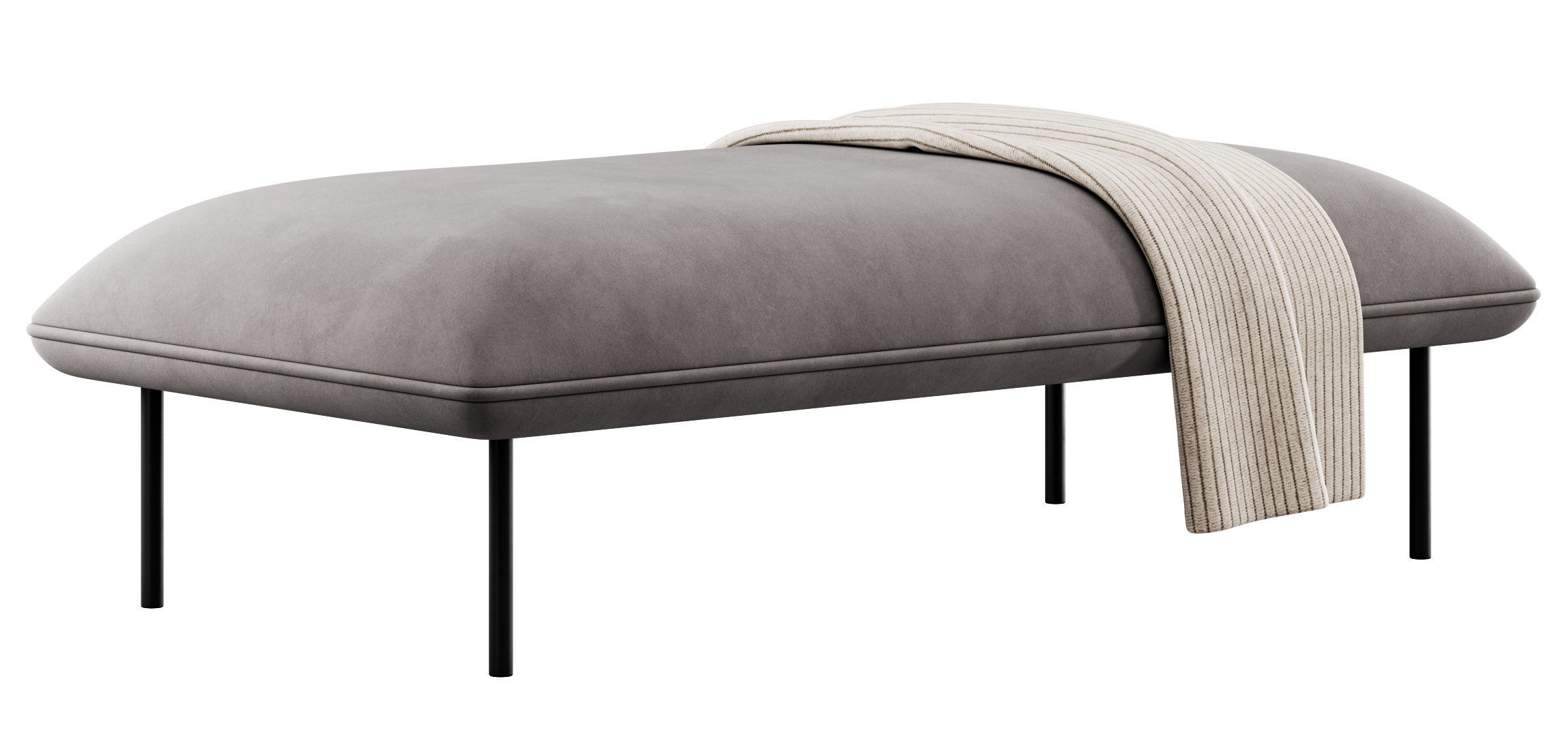 Nakki Long Otoman by Woud 3D model_13