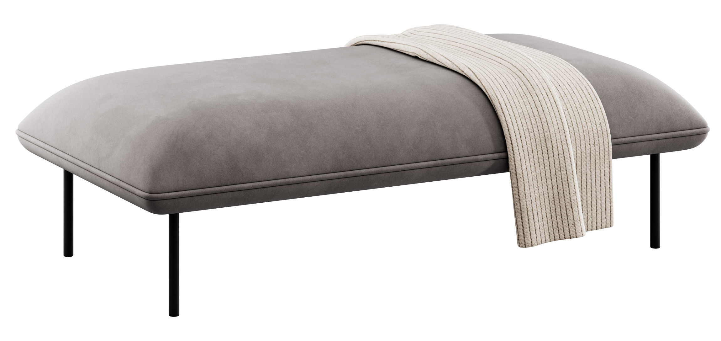 Nakki Long Otoman by Woud 3D model_6