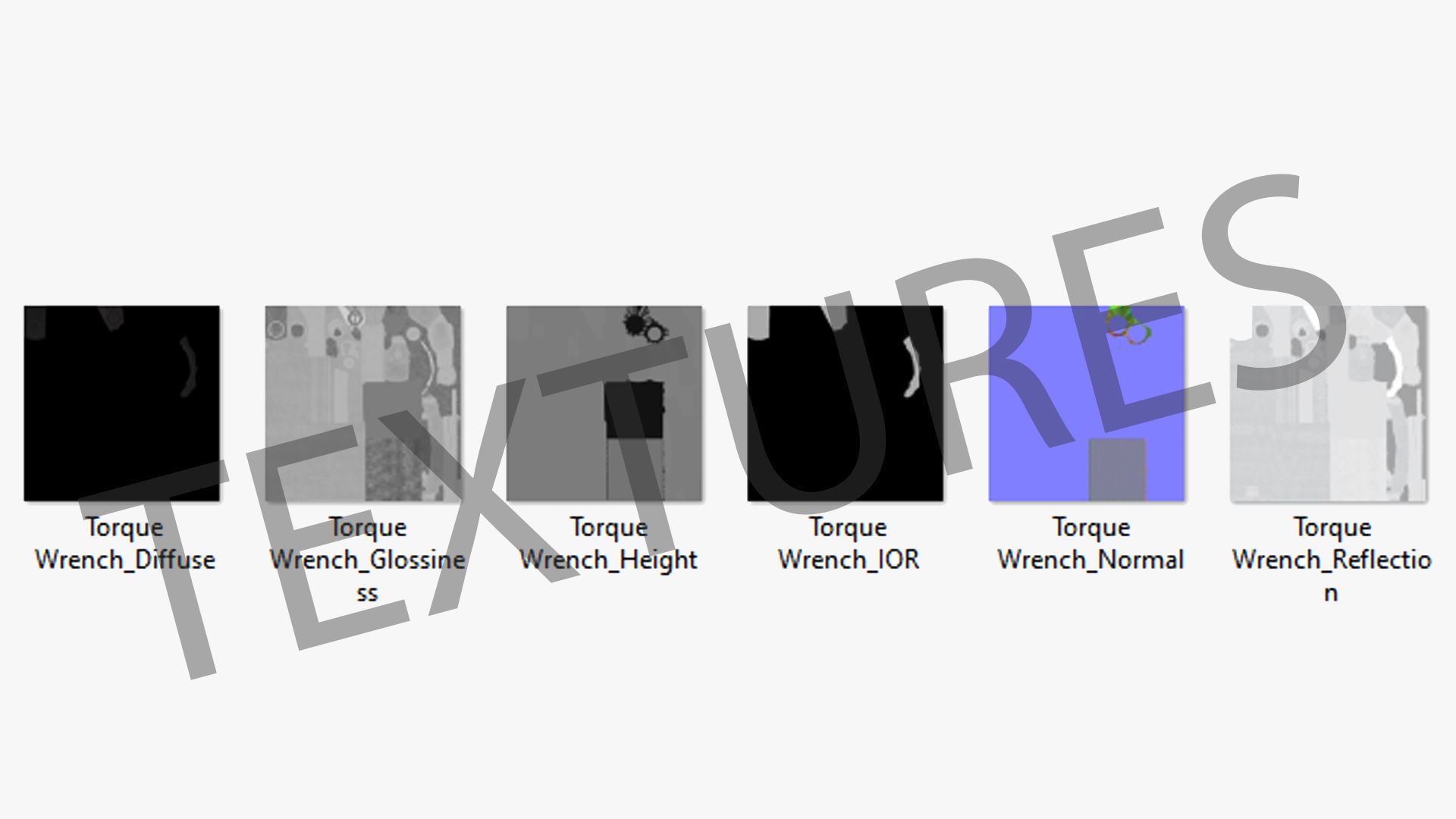 Torque Wrench Low-poly 3D model_24