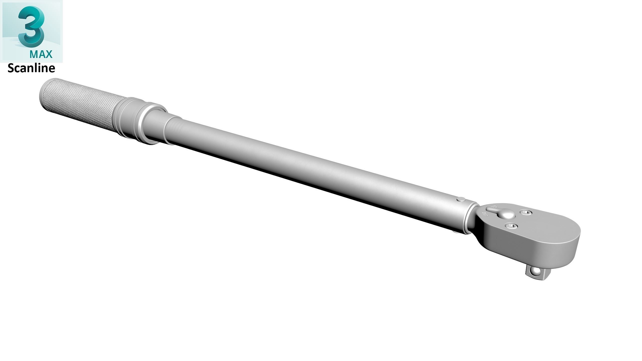 Torque Wrench Low-poly 3D model_26