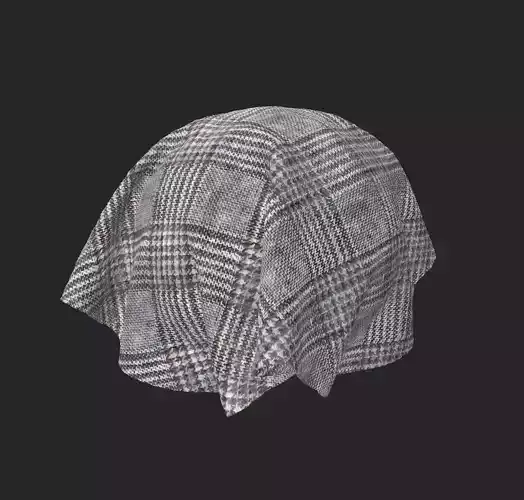 4k PBR checked wool 