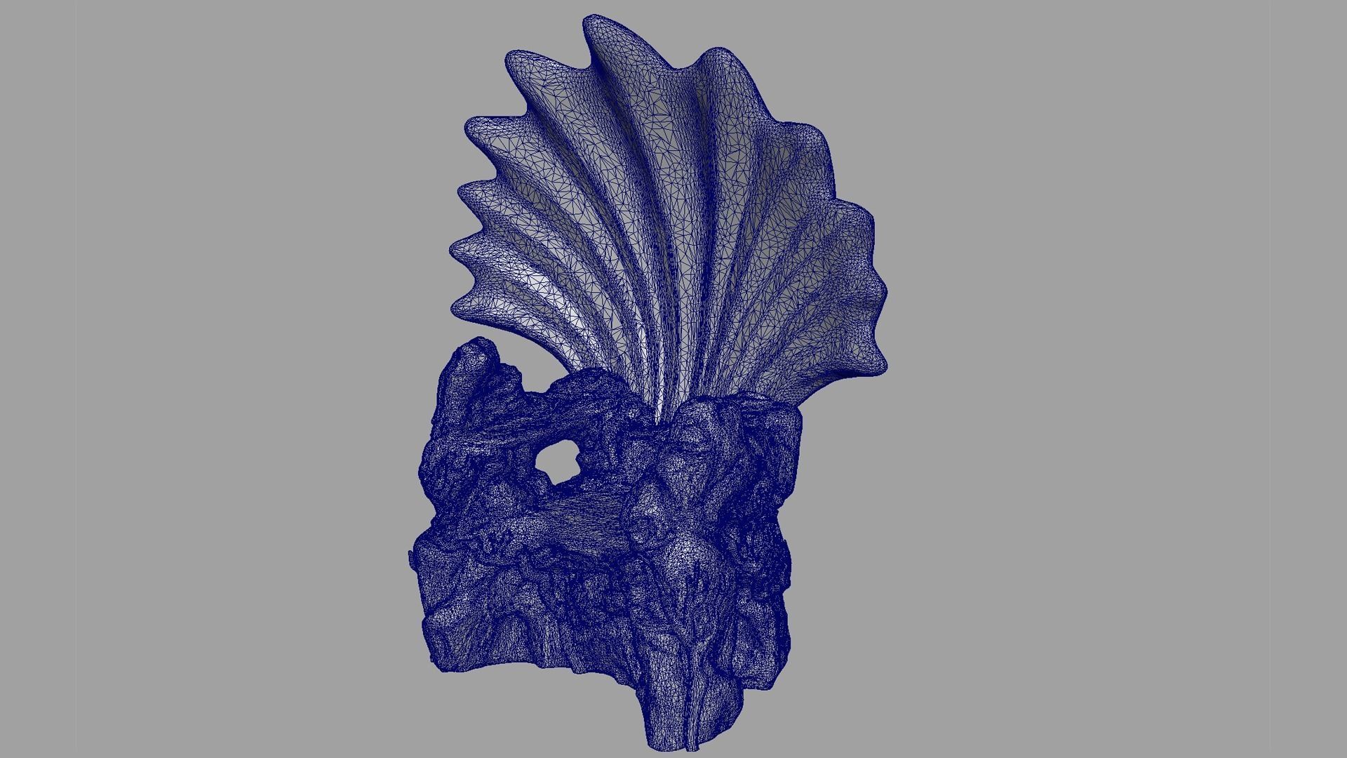 Seashell Throne 3D print model_9