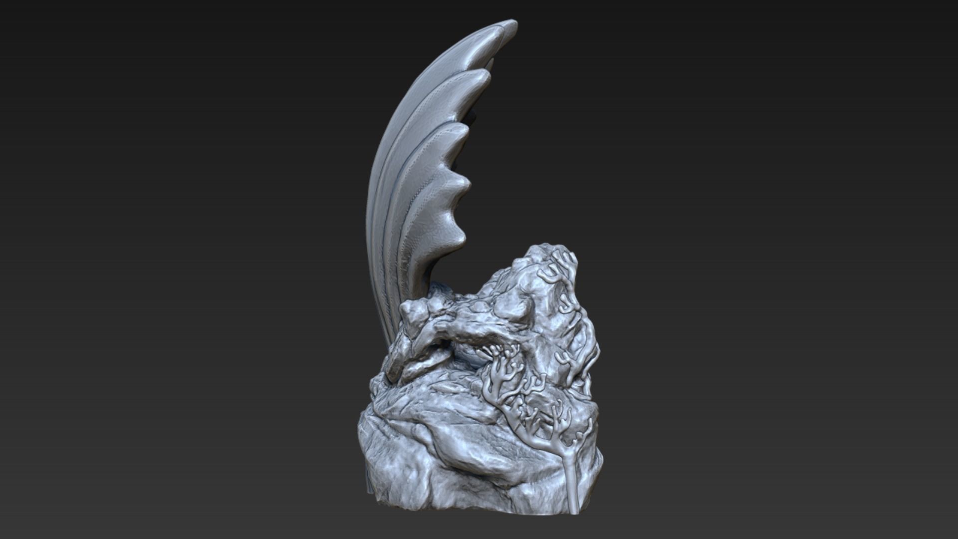 Seashell Throne 3D print model_2